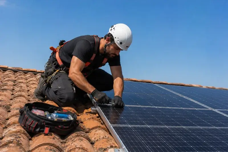 Maintenance et monitoring de panneaux solaires à Puy-Saint-Martin
